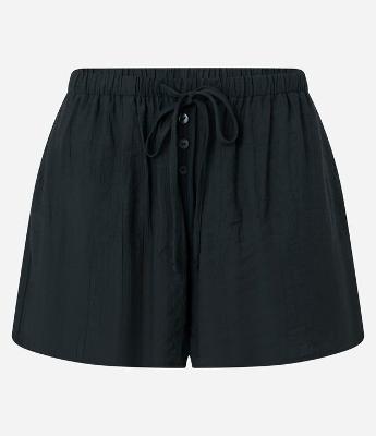 Saída de Praia Short em Viscose com Bolso e Amarração