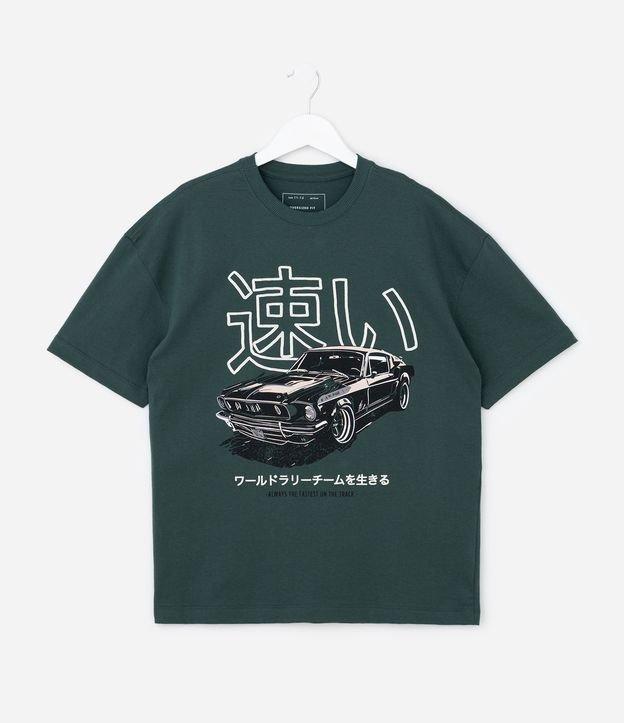 Camiseta Infantil Regular com Estampa de Japonismo - Tam 5 a 14 Anos - 1
