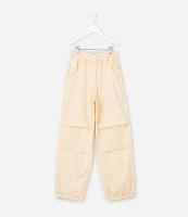 Calça Infantil Parachute em Tricoline com Bolso Cargo - Tam 5 a 14 Anos - 1