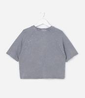 Camiseta Infantil Oversized Marmorizada Cinnamoroll - Tam 5 a 14 Anos - 1