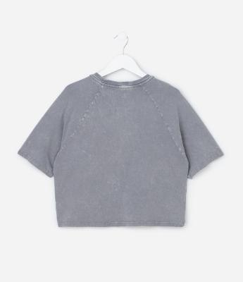 Camiseta Infantil Oversized Marmorizada Cinnamoroll - Tam 5 a 14 Anos