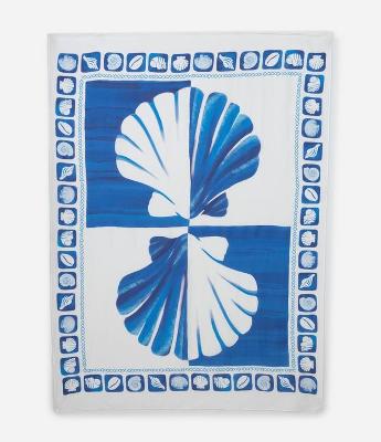 Canga em Viscose com Estampa de Conchas