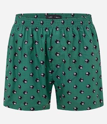 Cueca Samba Canção em Tricoline com Estampa Bola Oito