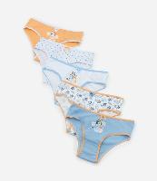 Kit 05 Calcinhas Infantis com Estampa Bluey - Tam 2 a 10 Anos - 1