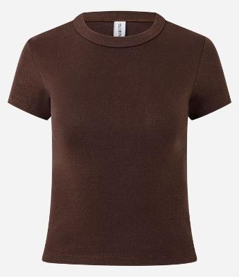 Blusa Alongada Ajustada em Ribana