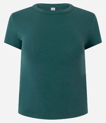 Blusa Alongada Ajustada em Ribana