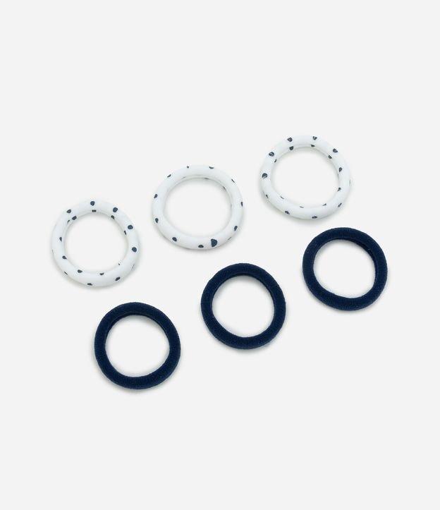 Kit 06 Elástico de Cabelo Variados - 1