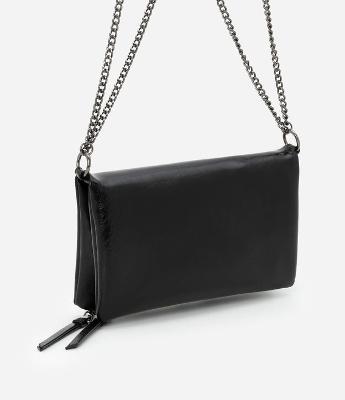 Bolsa Transversal Média com Alça de Correntes