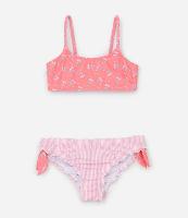 Biquíni Infantil em Microfibra com Estampa de Cerejas - Tam 1 a 4 Anos - 1