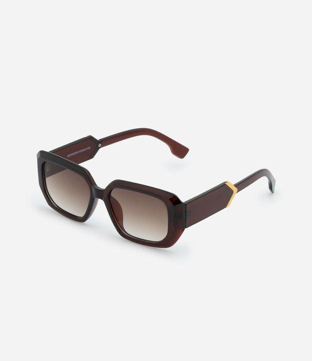 Óculos de Sol Quadrado com Lentes Degrade - 1