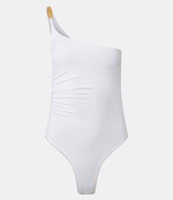 Body Ombro Único em Jersey com Aviamento na Alça