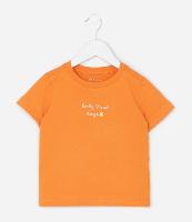 Camiseta Infantil com Bordado Lettering e Limão  - Tam 1 a 6 Anos - 1