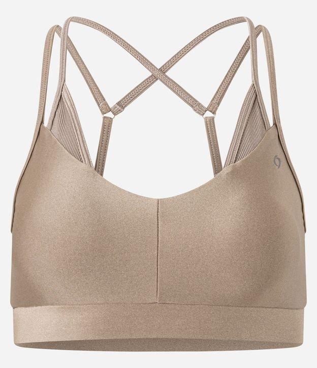 Top Esportivo em Microfibra com Alças Duplas - 1