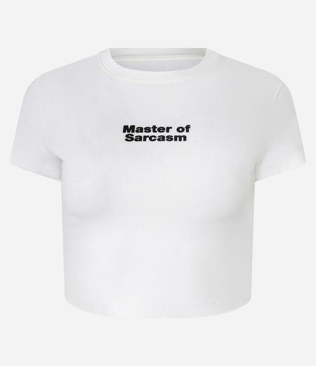 Camiseta New T-Shirt em Algodão com Lettering  Master Of Sarcasm - 1