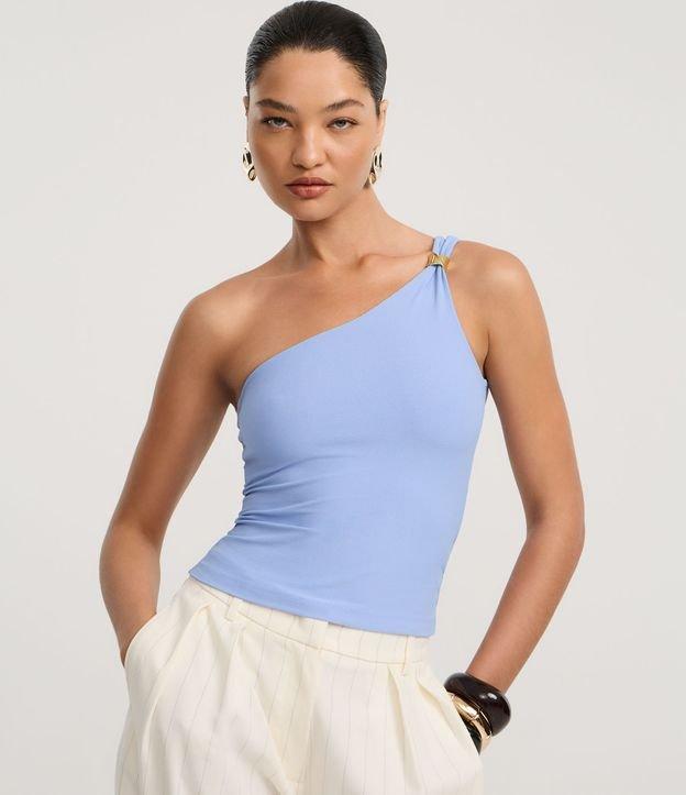 Blusa em Poliamida com Aviamento e Alça Larga - 2