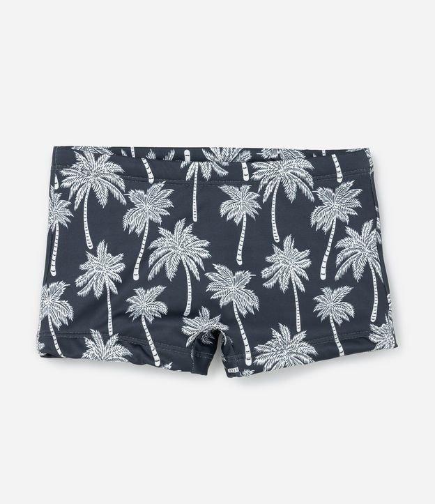 Sunga Boxer Infantil com Estampa de Coqueiros - Tam 5 a 14 Anos - 1