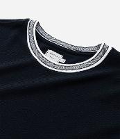 Camiseta Regular em Algodão Texturizado - 1