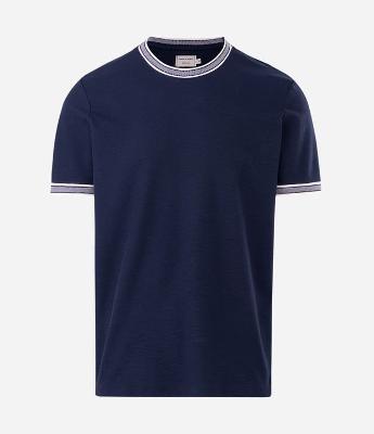 Camiseta Regular em Algodão Texturizado
