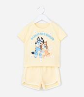 Conjunto Infantil em Algodão com Estampa Bluey - Tam 1 a 6 Anos - 1