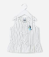 Regata Infantil Slim com Estampa de Listras Bluey  - Tam 1 a 6 Anos - 1
