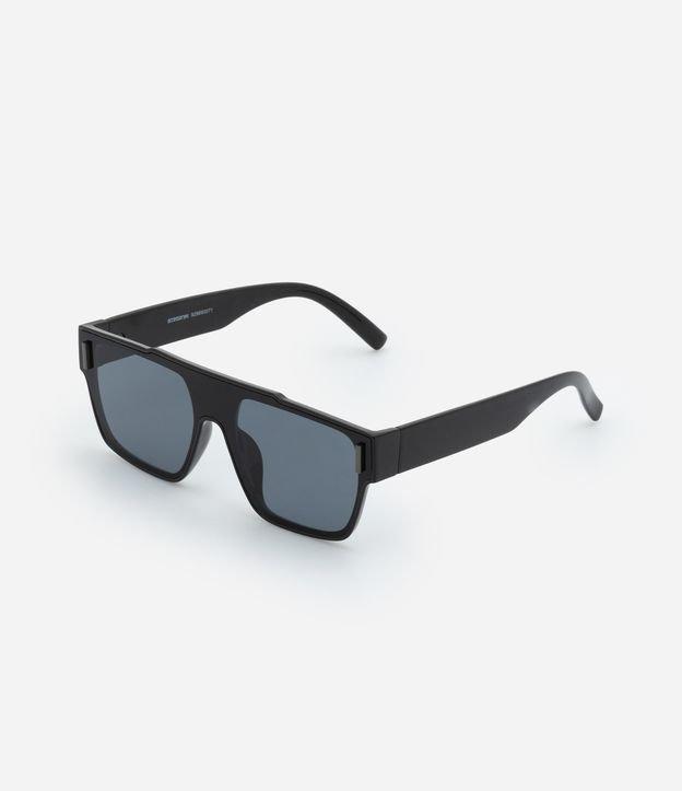 Óculos de Sol Quadrado com Lente Fumê - 1