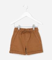 Bermuda Infantil em Sarja com Bolso Faca - Tam 1 a 6 Anos - 1