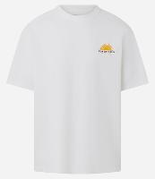 Camiseta Relaxed em Meia Malha com Estampa Estampa Lettering Sol Sun Settings - 1