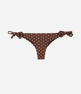 Biquíni Calcinha Empina Bumbum em Microfibra Poá