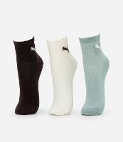 Kit 03 Meias Cano Médio Esportivas em Algodão Puma - 1