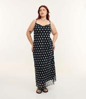 Vestido Alcinha em Tule com Estampa Poá Curve & Plus Size - 1