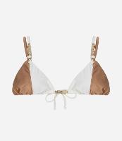 Biquíni Top Cortininha em Microfibra com Bloco De Cor - 1