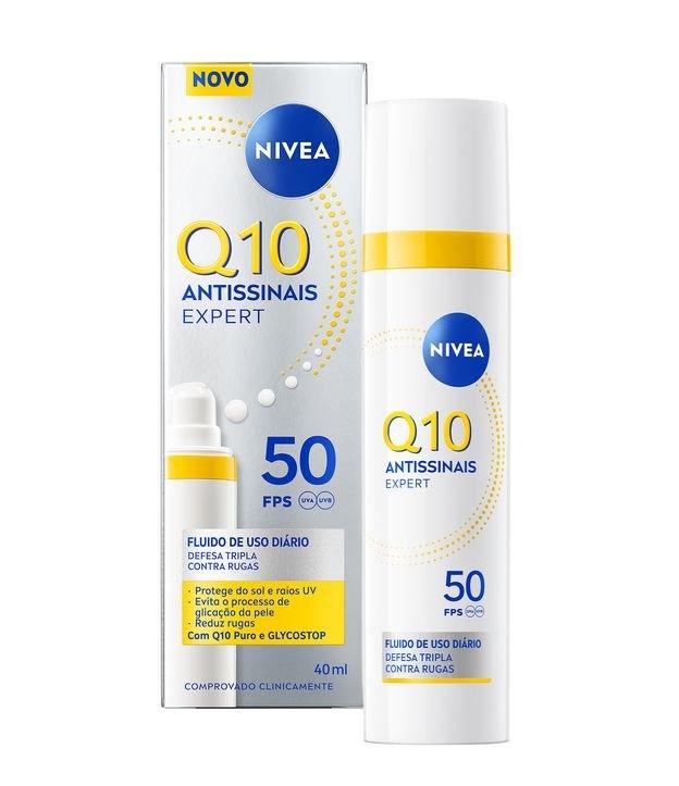 Fluido Facial Diario Antissinais Q10 FPS50 Nivea - 1