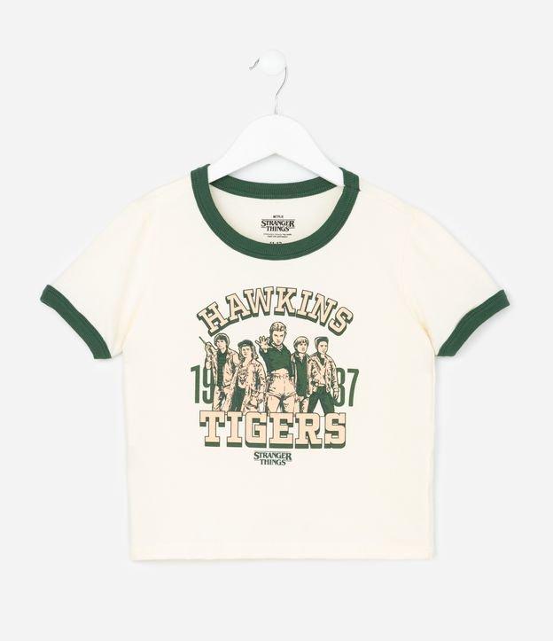 Camiseta Infantil com Estampa Stranger Things - Tam 5 a 14 Anos - 1