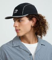 Boné 5 Panel em Microfibra com Listras Contrastantes - 1