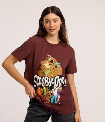 Camiseta T-shirt em Algodão com Estampa Scooby Doo