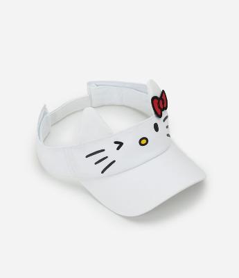 Viseira Infantil com Estampa da Hello Kitty - Tam Único