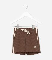 Bermuda Infantil em Moletom Texturizada - Tam 1 a 6 Anos - 1