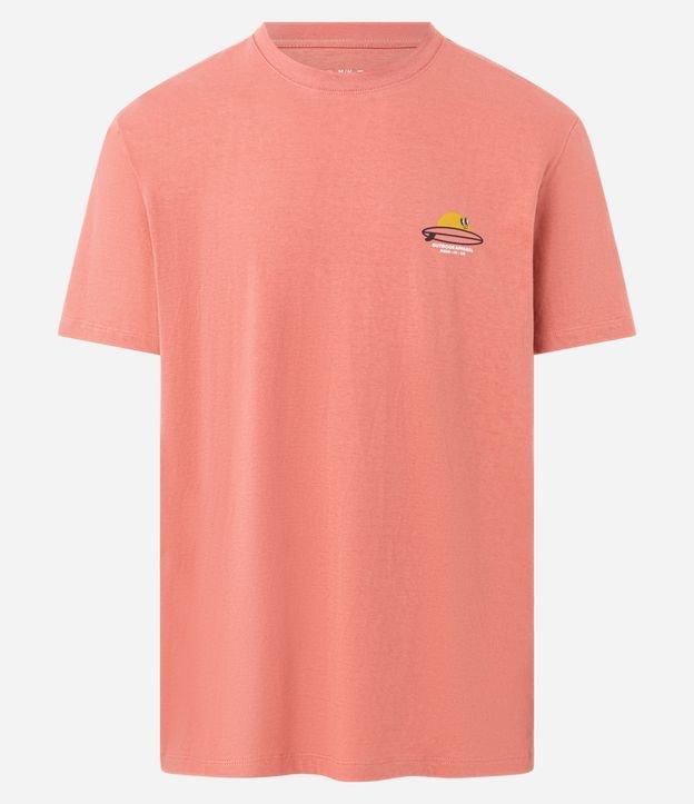 Camiseta Comfort em Algodão com Estampa Sol Summerland - 1