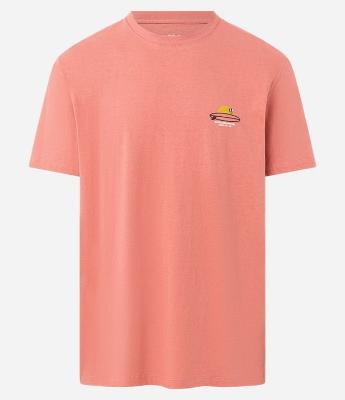 Camiseta Comfort em Algodão com Estampa Sol Summerland