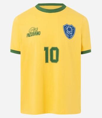 Camiseta Regular em Algodão com Estampa Zeca Pagodinho