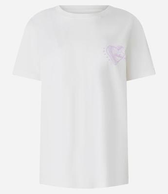Camiseta Oversized Esportiva em Algodão com Estampa Coração Wellness Club