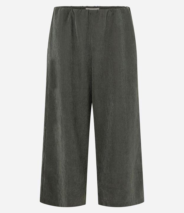 Calça Pantacourt com Cós Elástico - 1