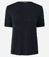 Blusa Básica em Viscose com Gola Redonda - 1