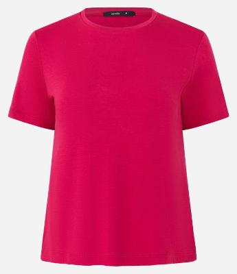Blusa Básica em Viscose com Gola Redonda