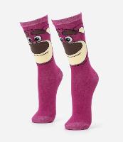 Meia Cano Alto em Algodão com Estampa Lotso Toy Story - 2