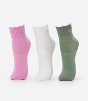 Kit 03 Meias Cano Baixo Esportivas em Poliamida com Logo Get Over - 1