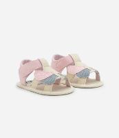 Sandália Infantil em Sarja com Borboleta - Tam 15 a 19 - 1