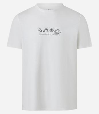 Camiseta Regular em Algodão com Ícones de Trip