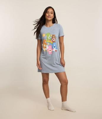 Camisola em Viscose com Estampa dos Ursinhos Carinhosos