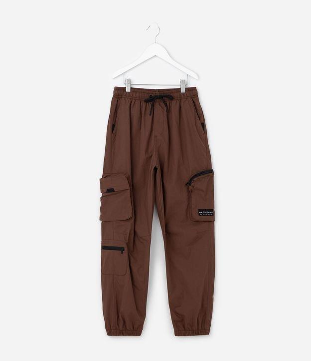 Calça Infantil com Bolsos Cargos - Tam 5 a 14 Anos - 1